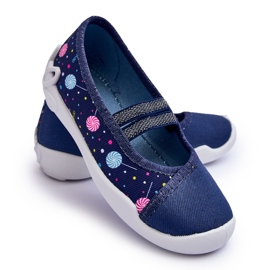 BEFADO S.A. Befado ballerina slippers 116X316 Navy blue
