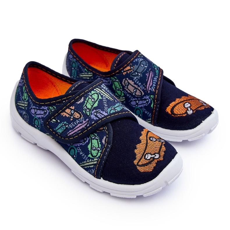 BEFADO S.A. Befado boys' slippers 974X503 Navy blue