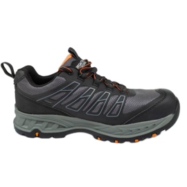 Men's health and safety work shoes Regatta Pro Kata S1P TRK125 black and gray