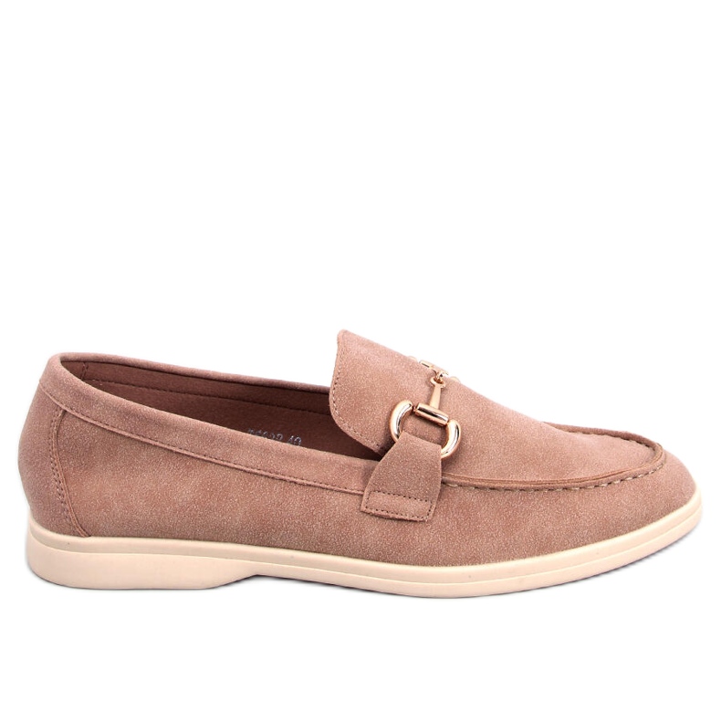 Milva Khaki women's loafers beige