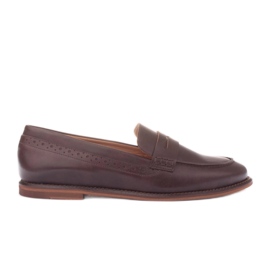 Marco Shoes Moccasins made of natural leather brown Marco Shoes Moccasins made of natural leather brown