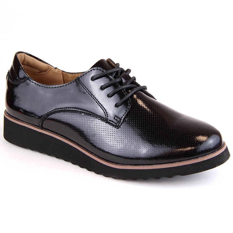 Black patent leather women's shoes Filippo DP4796 Black patent leather women's shoes Filippo DP4796