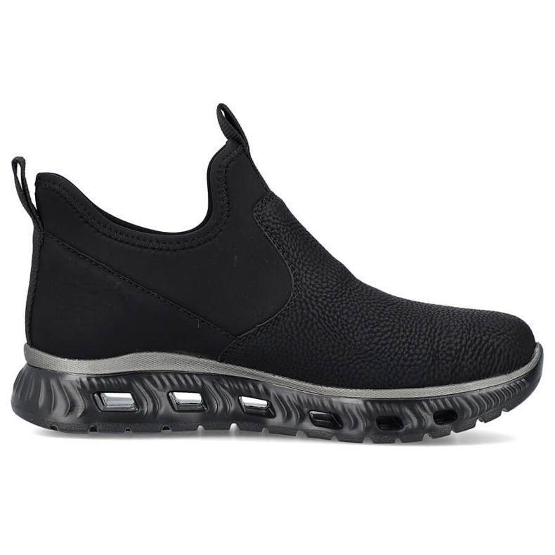 Women's comfortable ankle-high slip-on shoes, black Rieker M6053-00 Women's comfortable ankle-high slip-on shoes, black Rieker M6053-00