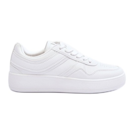 PE1 Women's Sports Shoes On Platform White Pudina PE1 Women's Sports Shoes On Platform White Pudina