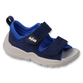 Befado children's shoes navy blue/blue 721P007 Befado children's shoes navy blue/blue 721P007