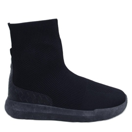 Ervin Black sock sneakers