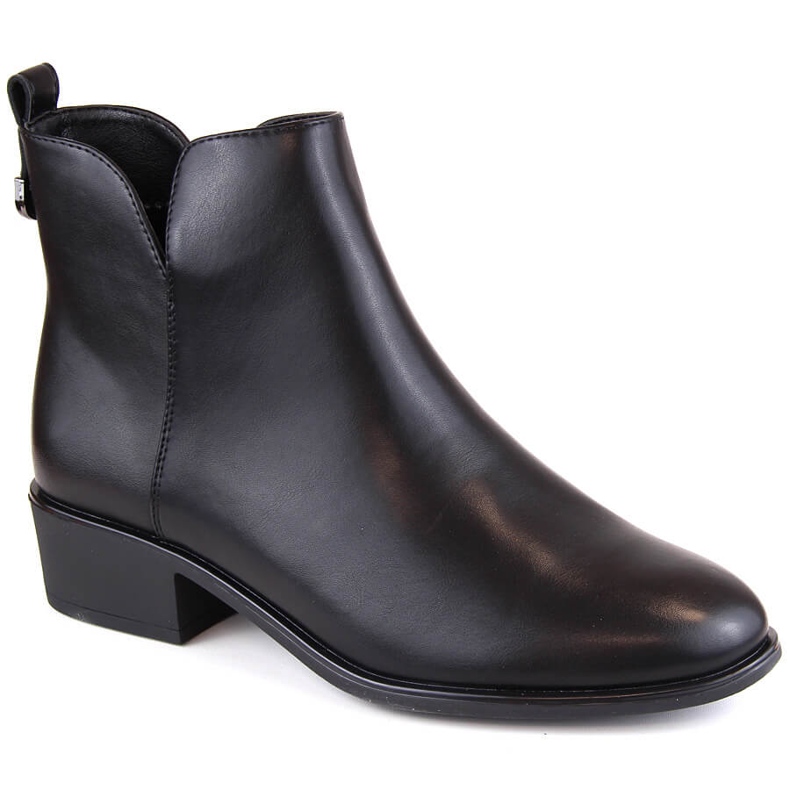 Women's insulated Chelsea boots, black, Sergio Leone BT606