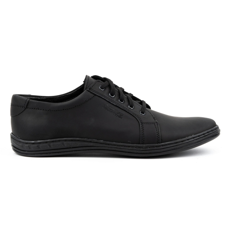 Polbut Men's leather lace-up shoes 320N, black Polbut Men's leather lace-up shoes 320N, black