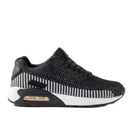 Inna Black and white Alvin men's sneakers