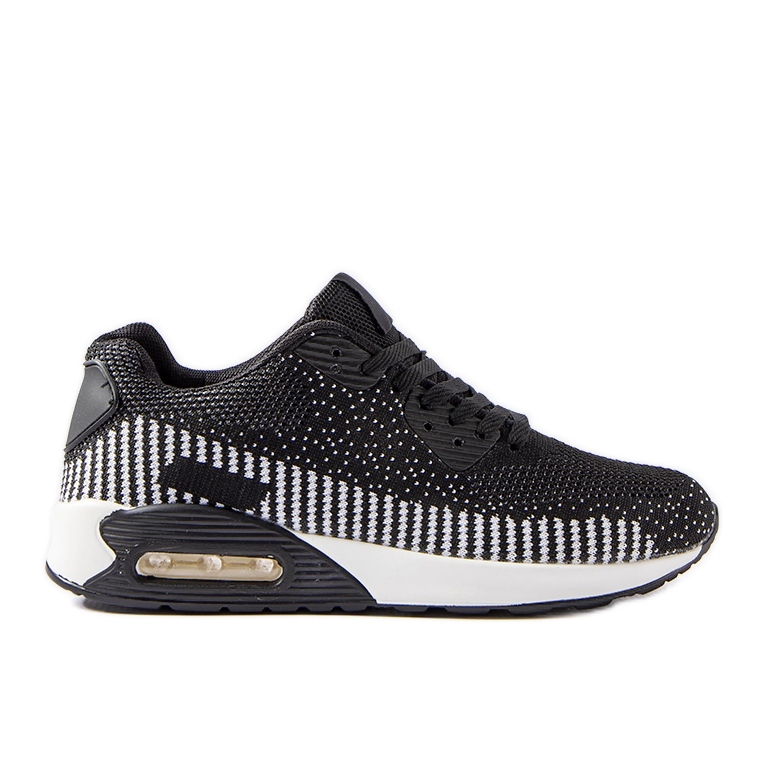 Inna Black and white Alvin men's sneakers