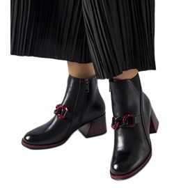 Black ankle boots Castione 58126 Black