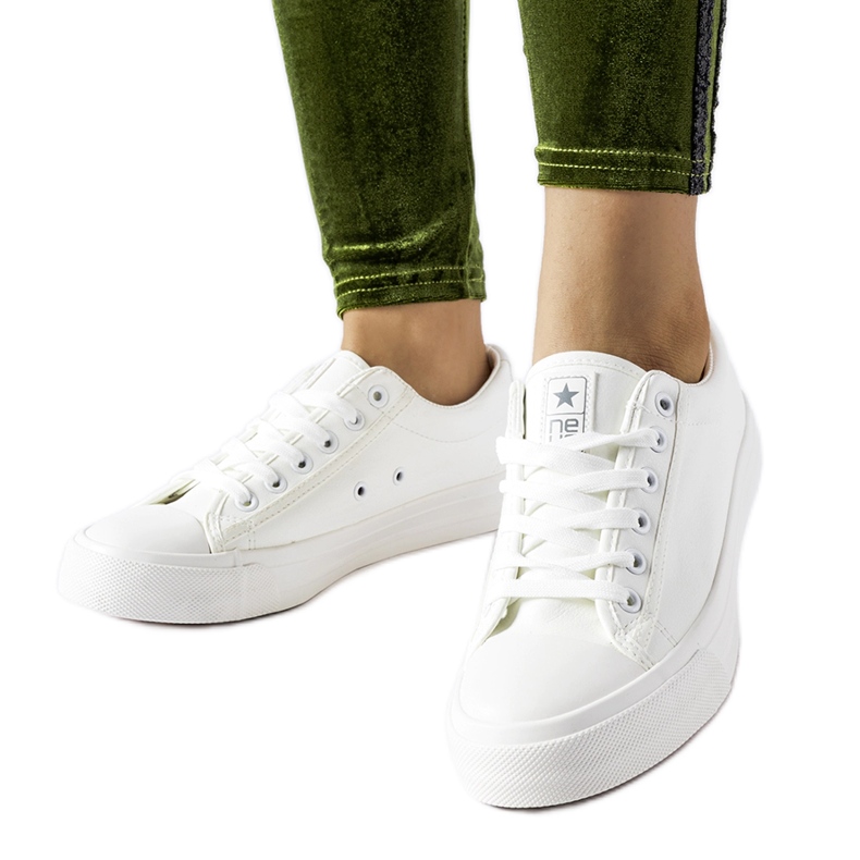 NEWS White classic Mushirah sneakers
