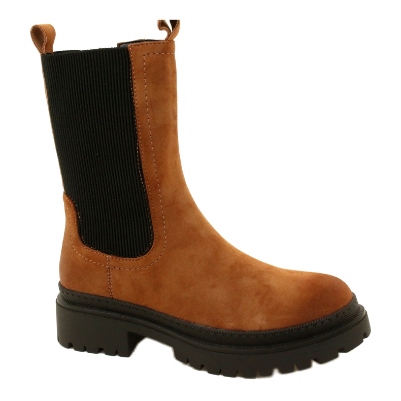 High Insulated Women's Workers Evento 23BT35-6440 Camel brown