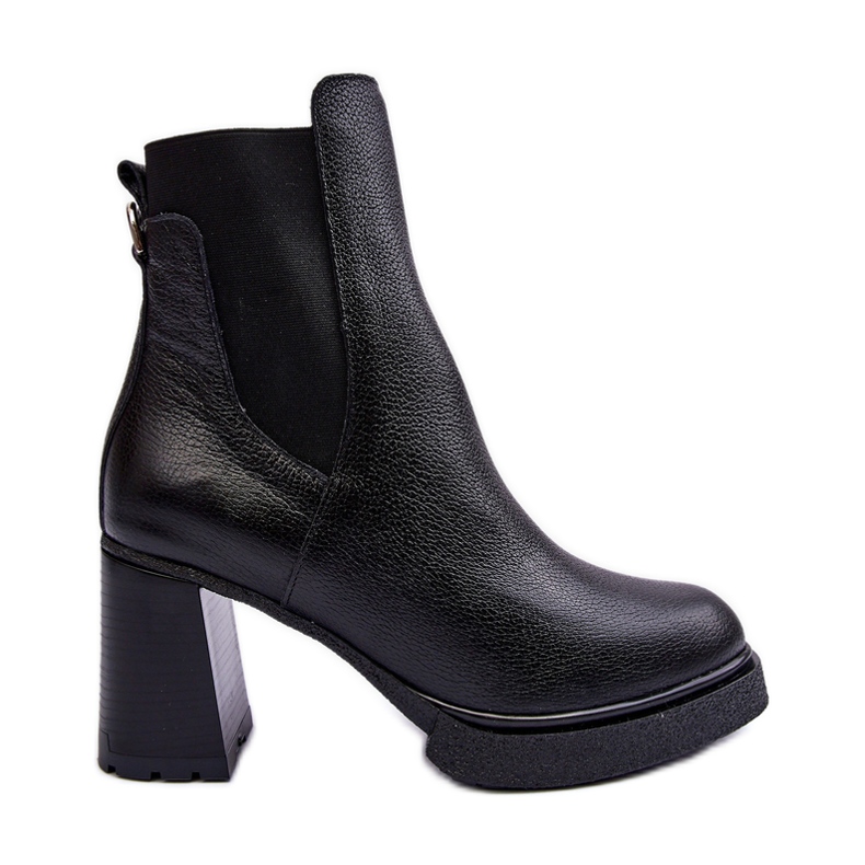 Lemar Liresa Black Leather Ankle Boots Lemar Liresa Black Leather Ankle Boots
