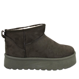 Platform snow boots Solnis Green