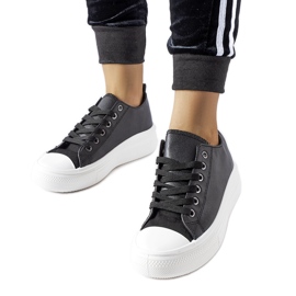 Black Peculiar platform sneakers