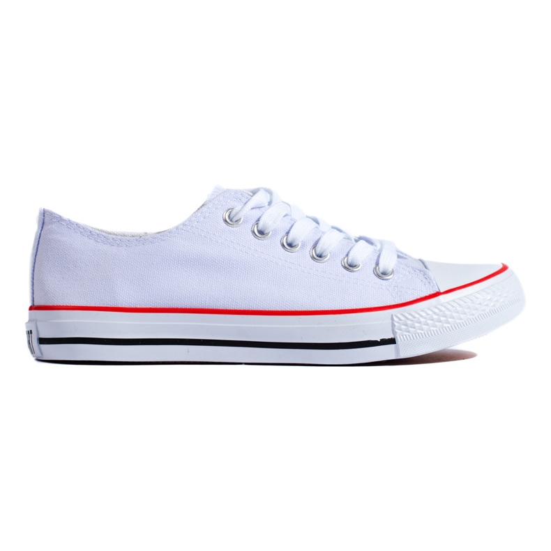 Classic white women's Shelovet sneakers