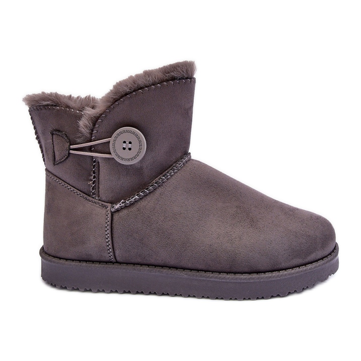 Insulated Women's Snow Boots With Decoration Gray Siriol grey Insulated Women's Snow Boots With Decoration Gray Siriol grey