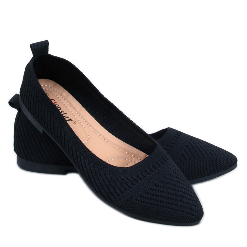 Kayla Black woven ballet flats
