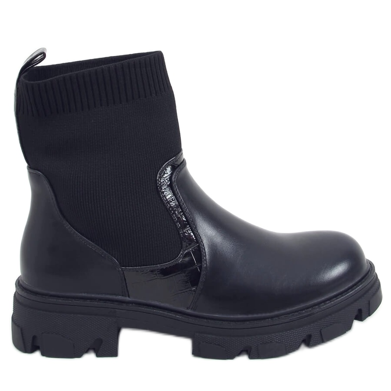 Boots with a sock upper Sonoria Black