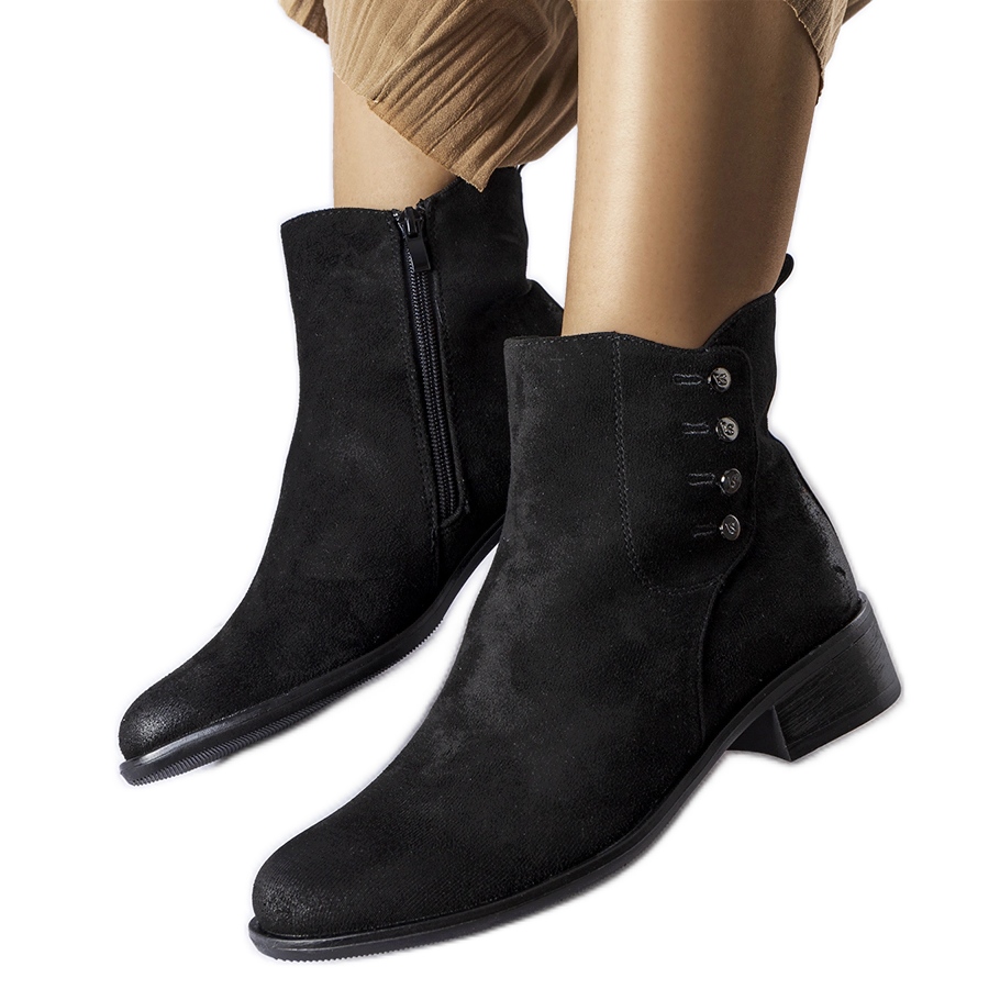 Black Suede Ankle Boots Flat black-suede-ankle-boots-flat