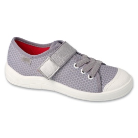 Befado children's slippers 351y016 gray grey