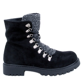 Leggs Black lace-up boots Leggs Black lace-up boots