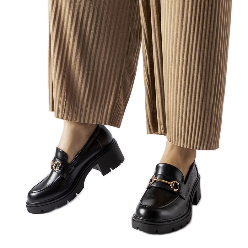 Black Fabrizio high-heeled shoes