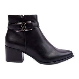 Sergio Leone Women's High Heel Boots With Decoration Black Janeya Sergio Leone Women's High Heel Boots With Decoration Black Janeya