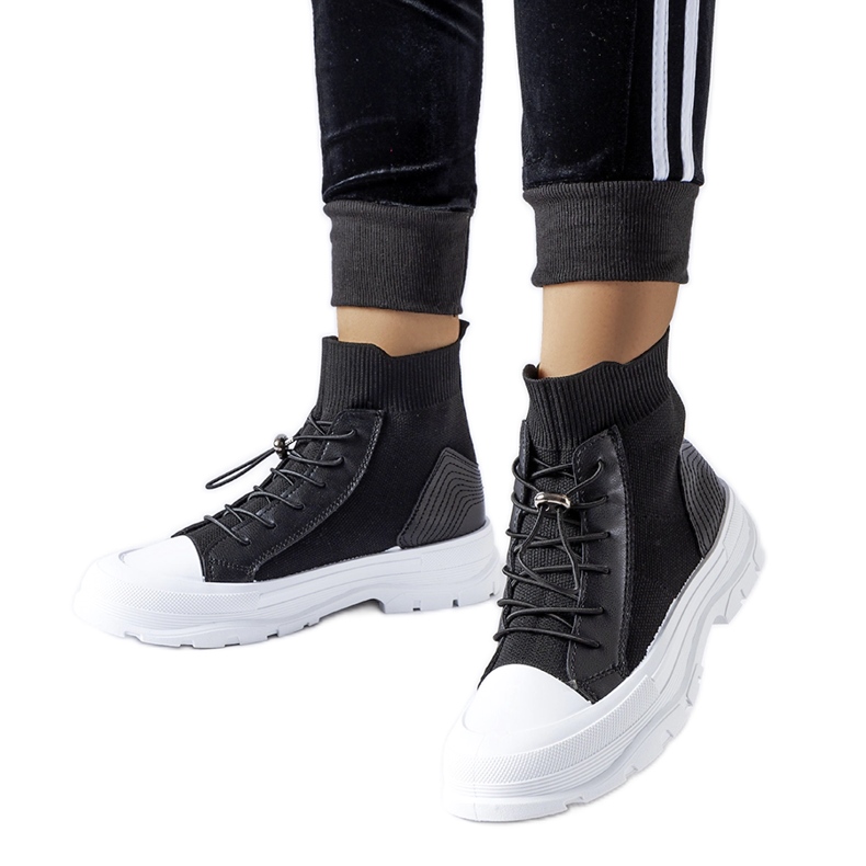 Inna Fredo high sock black sneakers Inna Fredo high sock black sneakers