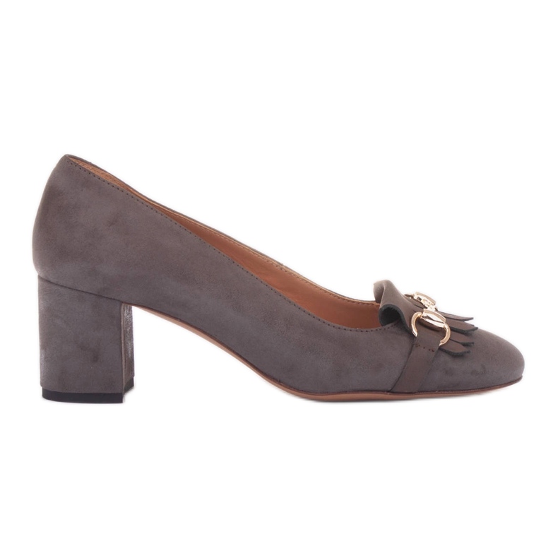 Marco Shoes Pumps with fringes brown