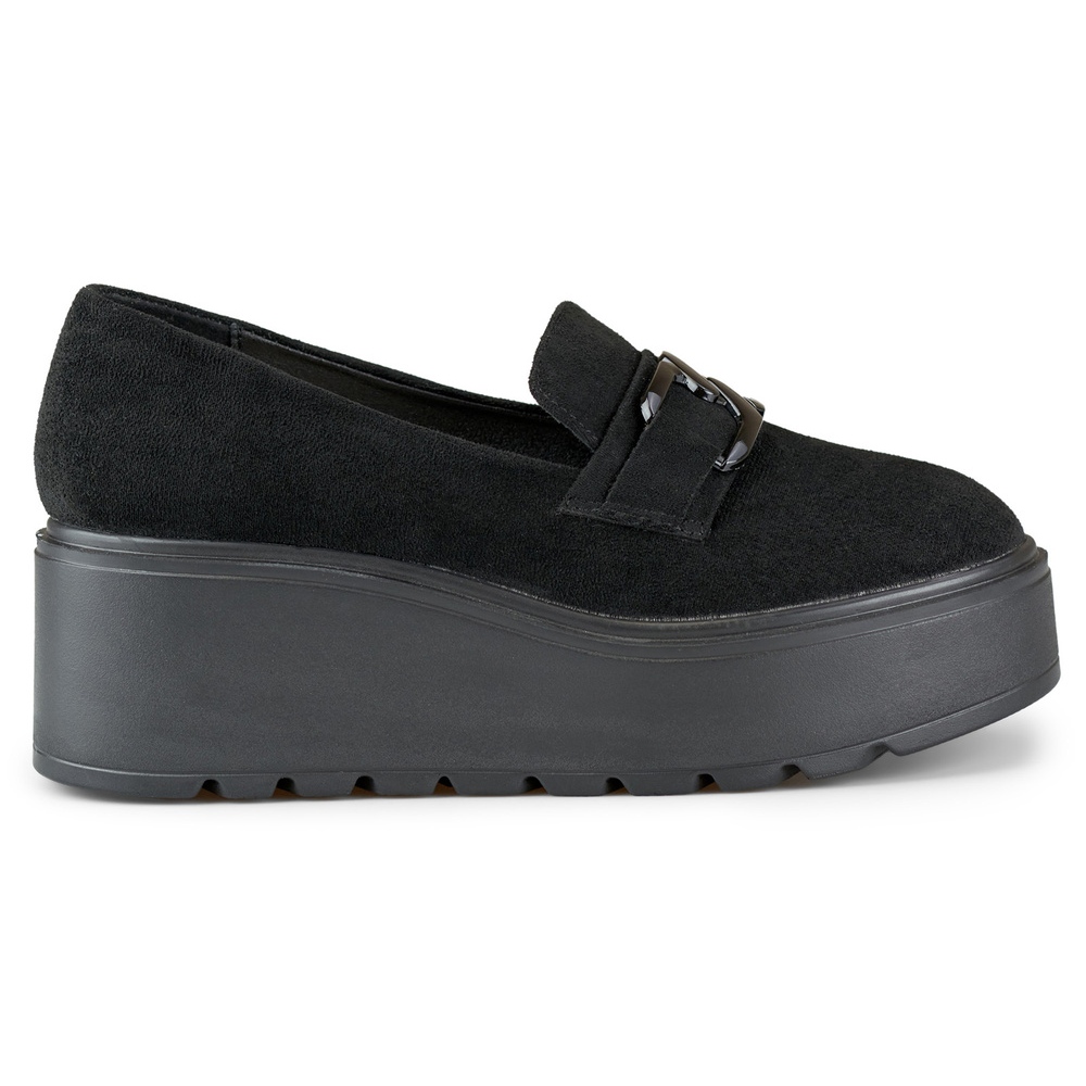 Black platform shoes womens hotsell