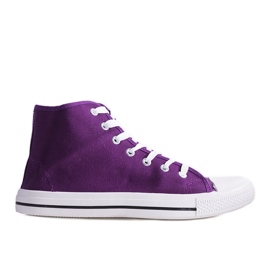 Maximo purple high-top men's sneakers