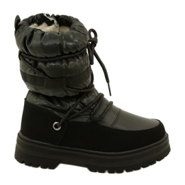 Waterproof Girls' snow boots Miss Evento 23Dz23-6585 black