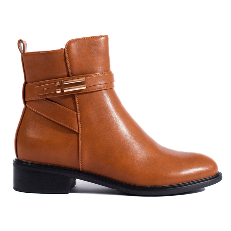 Brown classic insulated women's boots by Shelovet