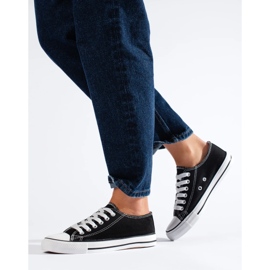 Classic black Shelovet sneakers Classic black Shelovet sneakers