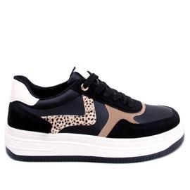 Boyd Black platform sneakers