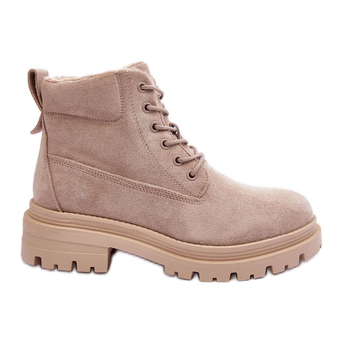 PM1 Suede Trappers Insulated Ankle Boots Beige Alden