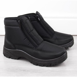 Men's insulated black snow boots News 5011 Men's insulated black snow boots News 5011
