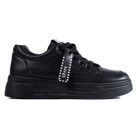 Black Shelovet platform sneakers
