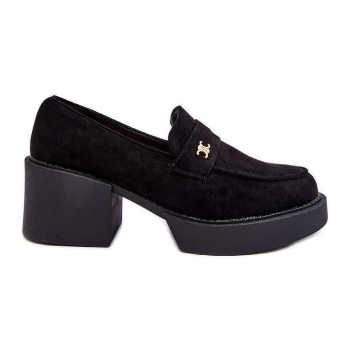 PS1 Women's Black Afnira Suede High Heel Shoes PS1 Women's Black Afnira Suede High Heel Shoes