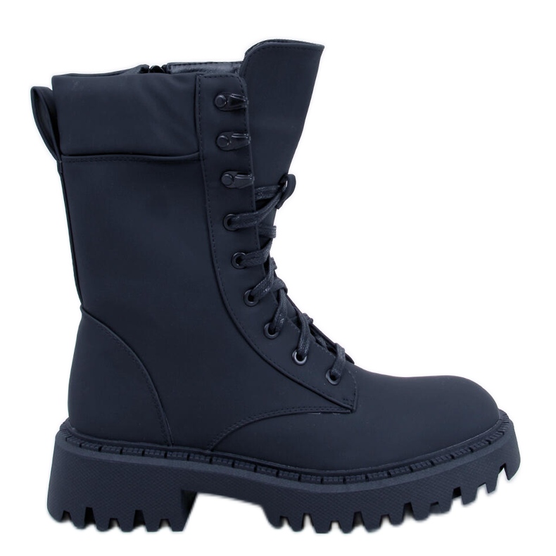 Tamas Black lace-up workers