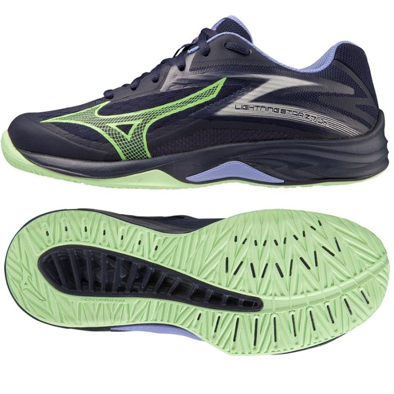 Mizuno Lightning Star Z7 Jr V1GD230311 shoes blue