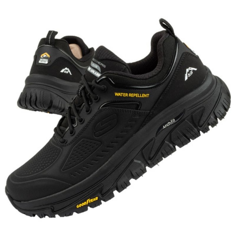 Skechers Arch Fit M 237333 Bbk sports shoes black Skechers Arch Fit M 237333 Bbk sports shoes black