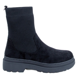 Joyner Black Chelsea boots with a flexible upper