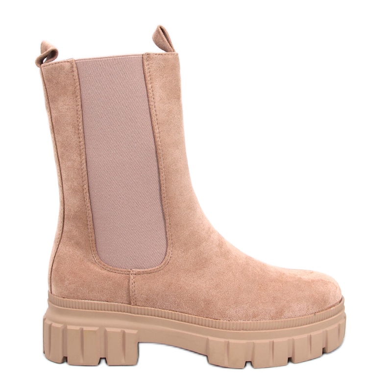 Dowel Khaki Chelsea boots beige