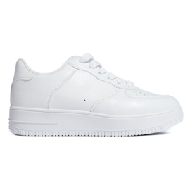 W. Potocki White Shelovet platform sneakers