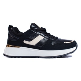 Black Shelovet platform sneakers