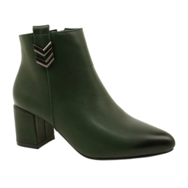 M.Daszyński Insulated green zipper boots M.Daszyński Insulated green zipper boots