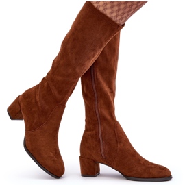 Sergio Leone Classic Harpen Brown Suede Boots